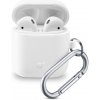 Ochranný kryt s karabínou pre Apple AirPods 1 a 2 biely - Cellularline Bounce