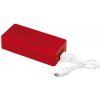 BANKSY powerbanka 4000 mAh, červená