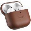 Púzdro pre AirPods 4 z pravej kože Epico Leather Case - hnedé