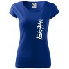 Judo nápis japan - Dámske tričko Pure - XL ( Kráľovská modrá )