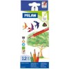Pastelky MILAN trojhranné 12 ks