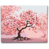 Vymalujsisam.sk Maľovanie podľa čísiel - Rozkvitnutý bonsaj sakury Veľkosť: 30x40cm, Rám: Na kartónovej doske