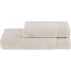 Soft Cotton Sada uterák a osuška BAMBOO. Bambusové uteráky a osušky BAMBOO majú prirodzené antibakteriálne vlastnosti, odolávajú baktériám a plesniam a sú ideálne pre každodenné použitie aj do sauny.