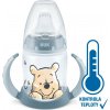 NUK Fľaštička na učenie DISNEY-Medvedík Pú s kontrolou teploty 150 ml modrá 10743945s