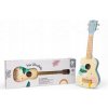 Drevené ukulele Classic World, farebné, pre deti od 3 rokov