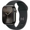 Apple Watch Series 10 GPS + Cellular 46mm Bridlicovo sivý titán s čiernym športovým remienkom - S/M
