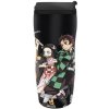 Cestovný hrnček Demon Slayer - Characters Strip Patterns, 0,355 l