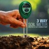 3v1 Soil Tester PH, Merač vlhkosti a Intenzity slnečného svetla