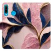 iSaprio flip puzdro Pink Leaves na Huawei P30 Lite pileavs-FLP2-P30lite