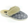 Dámske sivé vzorované papuče MJARTAN SNEŽIENKY