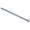 tvrdená skrutka do pórobetónu, 8x120, doštičkové / lamelárne pozinkovanie, TX30, zápustná hlava