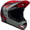 Cyklistická prilba Full Face BELL SANCTION Sivá Červená 850g 52-54 / S