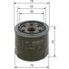 Olejový filter P7124 BOSCH F026407124