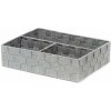 Compactor Organizér na bielizeň a doplnky Compactor TEX - 3-dielny, 32 x 25 x 8 cm, sivý