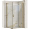 REA/S - Sprchová kabína Hugo 90x90 Gold Brush Dvere: 90 Stena: 90 KPL-K8413
