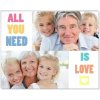 All you need is love Fotopanel aluminiowy 25x20cm