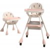 Detská jedálenská stolička 2v1 Simple - Cherry Blossom Pink