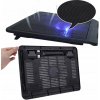 GEMBIRD NBS-1F15-04 chladiaca podložka pre 15 notebooky, LED ventilátor, čierna