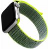 FIXED Nylon Strap na Apple Watch 38 mm/40 mm limetkový FIXNST-436-LIGR
