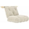 sofa HOOKED natural pine (futónová pohovka) karup natural ivory 510 75*200 cm
