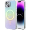 Guess IML dúhový kryt s MagSafe na iPhone 15 (GUHMP15SHITSQ) - tyrkysový KF2340569