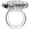 Seven Creations Cockring silicon vibrating clear