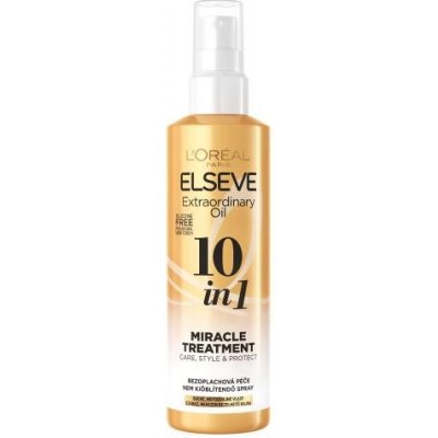L'Oréal Paris Elseve Extraordinary Oil 10in1 Miracle Treatment ošetrujúci a skrášľujúci olej na vlasy 150 ml pre ženy