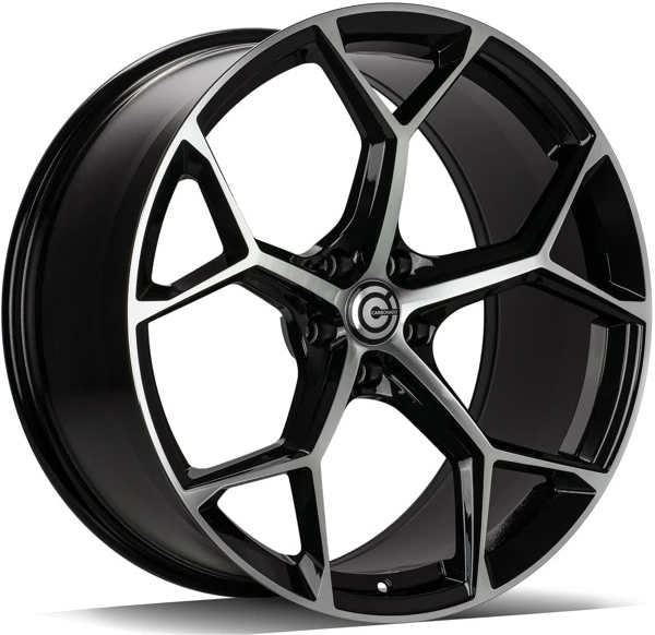 CARBONADO FANCY 9x20 5x112 ET30 black front polished