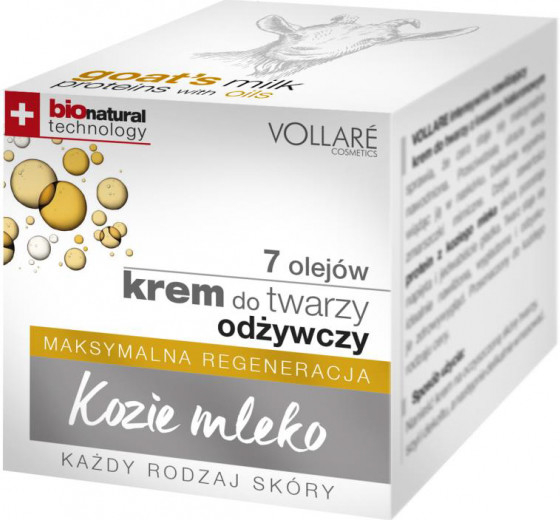 Vollaré Regeneračný krém Kozie mlieko 50 ml