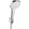 Hansgrohe Croma Select E vaňový set 1jet s hadicou 1,6m a držiakom biela/chróm, 26412400