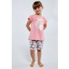 Cornette Dievčenské pyžamo GIRL KR 787/101 BALLOONS Farba: ružová, Veľkosť: 104