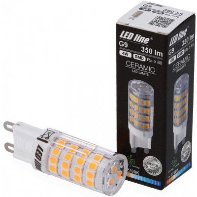 LED line LED žiarovka G9 4W, 350lm [245480, 245534, 245541] Teplá biela