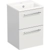 Kúpeľňová skrinka s umývadlom Intedoor TRENTA 40 cm biela vysoce lesklá TRE MINI 40 2Z S A0016