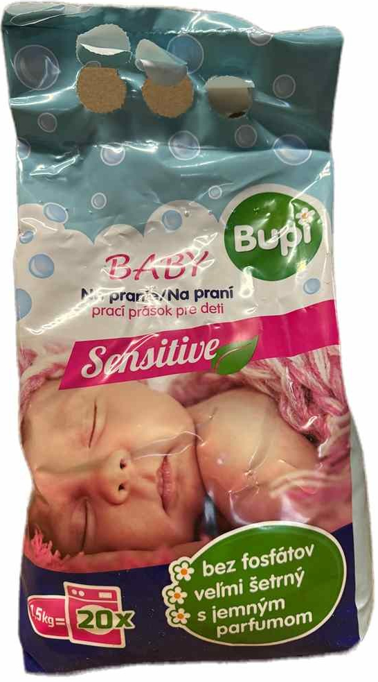 Bupi Baby Sensitive prací prášok pre deti 20 PD 1,5 kg
