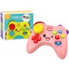 Lean Toys Interaktívna herná konzola pre deti ružová