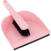 Konex Lopatka s metličkou s gumou růžova