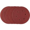 Stanley STA32352 - Papier brúsny na excentrickú brúsku, dierovaný, Ø150mm, P180, 5ks, suchý zips