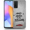 Picasee silikónový čierny obal pre Honor 10X Lite - Grey Drift