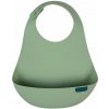 LOVI Podbradník silikónový s vreckom - Pistachio