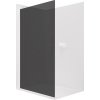 CERANO - Sprchová zástena Walk-in Crystal Ľ/P - 8 mm - bezvzperový systém - biela matná, grafitové sklo - 130x200 cm