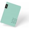 Pastelini A5 denní 2026 zelená