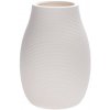 VÁZA NA SUCHÉ ARANŽOVANIE 11X11XV15,5CM BIELA