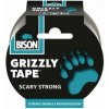 Bison Grizzly Tape lepiaca páska opravná strieborná, šírka pásky: 50 mm s návinom o dĺžke 10 m