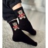 Detské ponožky Teddy M - 32-34 / čierna