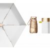 Skladací cestovný mini dáždnik Luxury Gold Biely