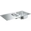 GROHE K200 - Nerezový kuchynský drez, kartáčovaná nerezová oceľ 31564SD1