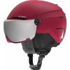 Lyžiarska prilba so štítom Atomic Savor Visor Stereo Dark Red