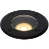 Lucide 11801/01/30 zápustné nájazdové svietidlo Biltin 1x35W | GU10 | IP67 - čierna, kruh