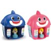 Clementoni Clemmy baby - Baby Shark - vedierko s kockami