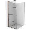 MEXEN/S - Kioto L Sprchová zástena WALK-IN 90 x 200, čierny vzor, meď kartáčovaná 800-090-103-65-77